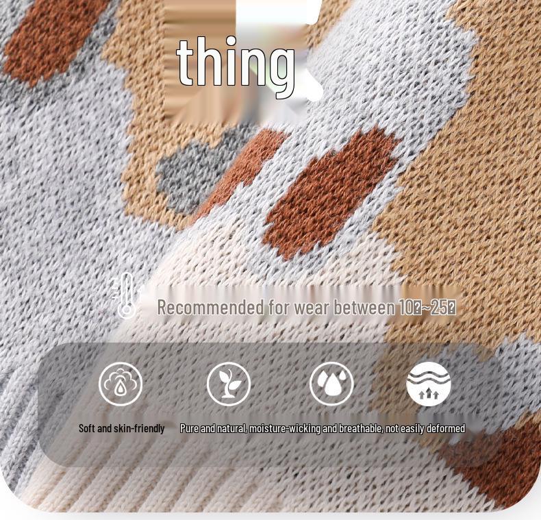 Double-Layer Knit Baby Vest - Warm Round Neck Outerwear for Boys & Girls - Stylish Autumn/Winter