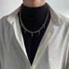 Unisex Halskæde Hul Kæde Nitte Dekoration Ensfarvet Hop Justerbar Længde Hip Party Stil Punk Klub Choker