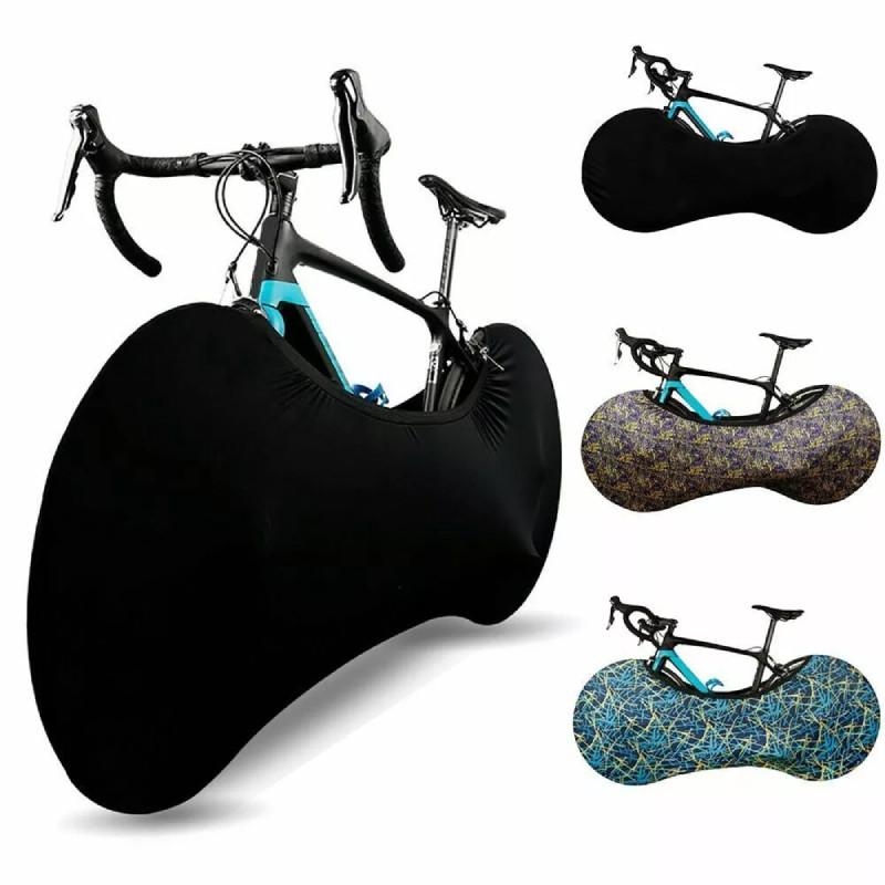 Bike Elastic Anti Dust Cover Indoor Bicycle Storage Bag Garage Wheel Chain Cover