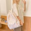 Schoolbag1011 New Korean Girl Junior High School Student Middle School Student Literary Small Fresh Floral Backpack Mori Backpack