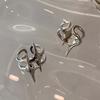 New Trendy Gold Color Star Shape Open Rings For Women Men Punk Hip Hop Metal Cross Adjustable Couple Rings Y2K Jewelry Gift
