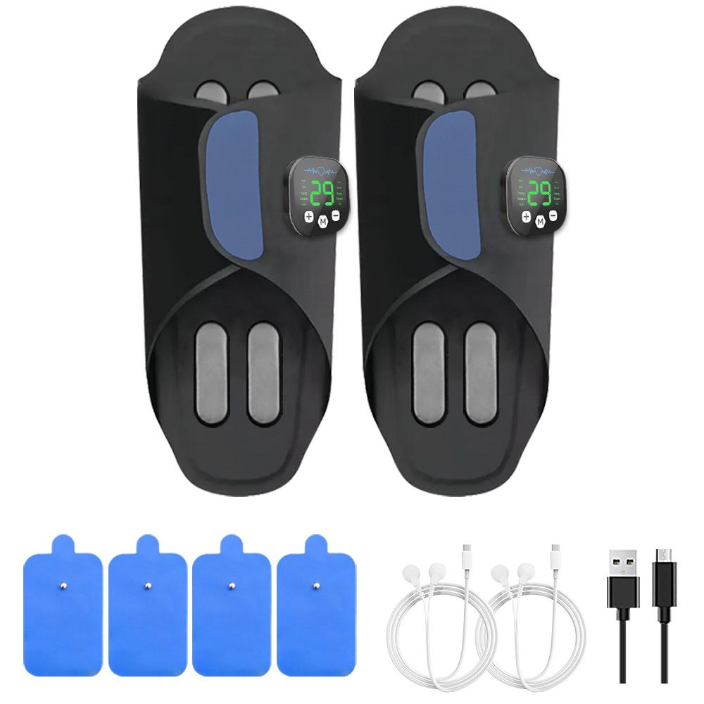 Professional TENS-EMS Foot Massager Machine for Relaxation, Shiatsu Acupoint Massage Pad with Pulse, Portable Home Use