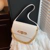Summer personality trend women's bag commuter small square bag new crossbody shoulder flip lock women's small square bag