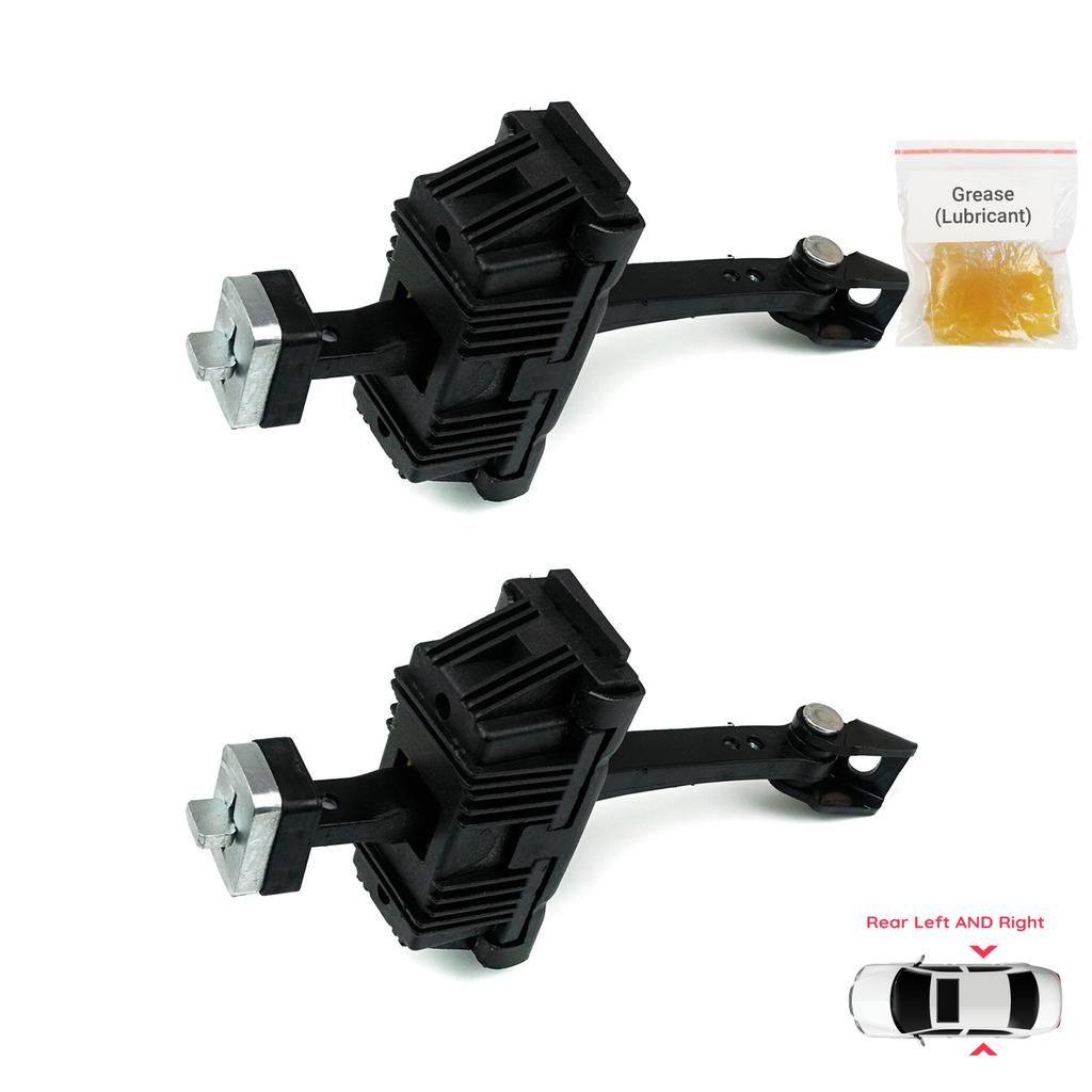 EDP1078-1 2 Pieces Rear Left AND Right Door Catch Hinge Brake Stop Check Strap Limiter for BMW 5 Series E60 E61 2001-2010 4/5-Door 51227176805