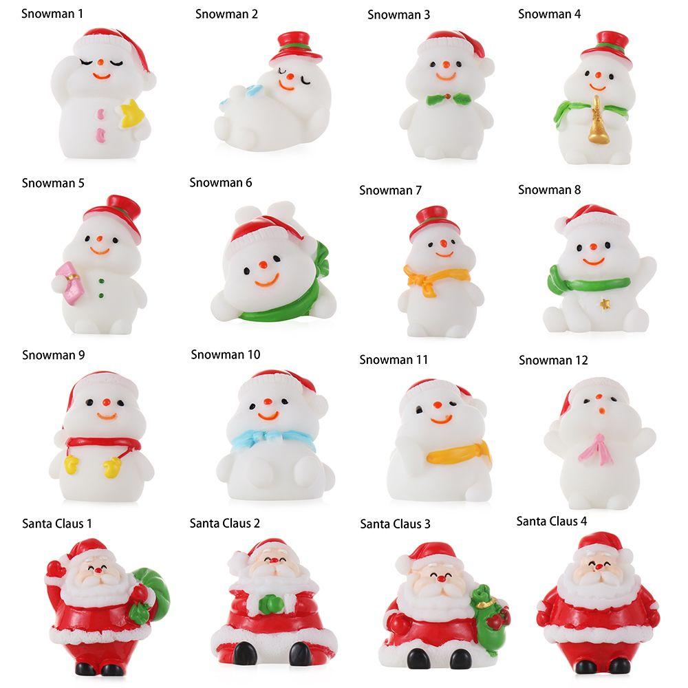 Landscape Bonsai Decor Home Decorations Xmas Tree Christmas Figurines Santa Claus Miniature Snowman
