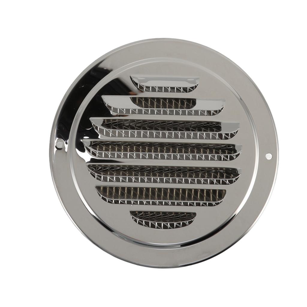 Air Ventilation Cover 304 Stainless Steel Round Exhaust Duct Grill Cap for Kitchen and Bathroom