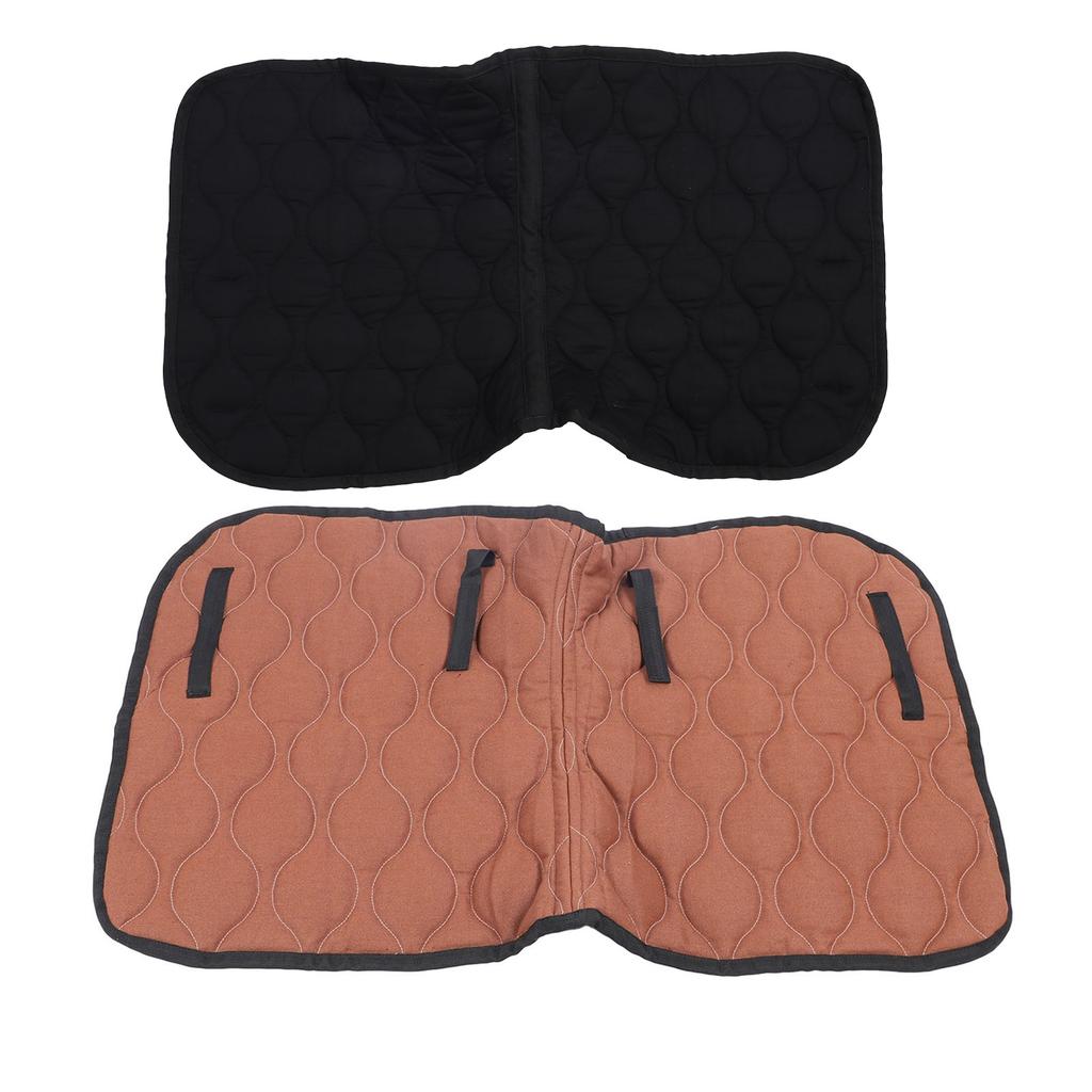 ABRASING Proof Horse Saddle Pad, PU Lther Horse Saddle with Strong Brthability 42.13x25.59in