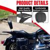Black Motorcycle Detachable Rear Passenger Backrest Sissy Bar Luggage Rack For Harley Sportster 883 1200 X48 2004-2025
