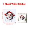 Christmas Toilet Sticker Merry Christmas Decoration for Home 2025 Pendant Xmas Sticker Ornament  New Year Gift 2026