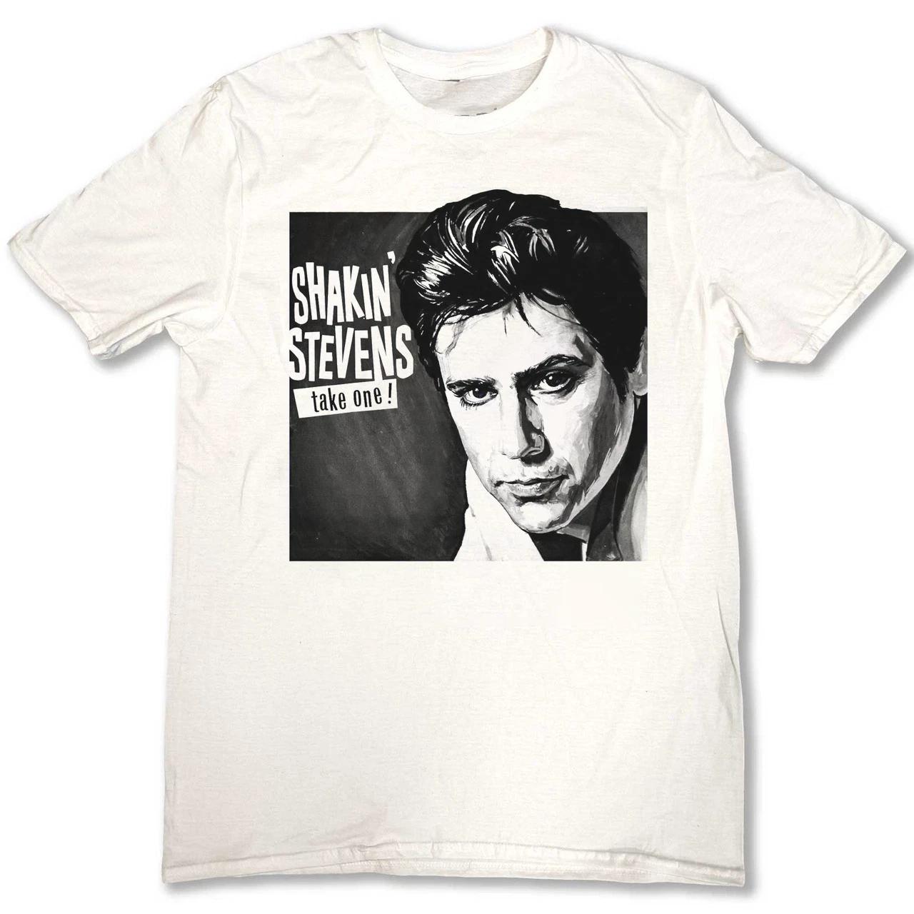 

Shakin Stevens Take One album unisex loosefitting casual Tshirt Pure cotton allseason streetwear shirt oversized t shirt S