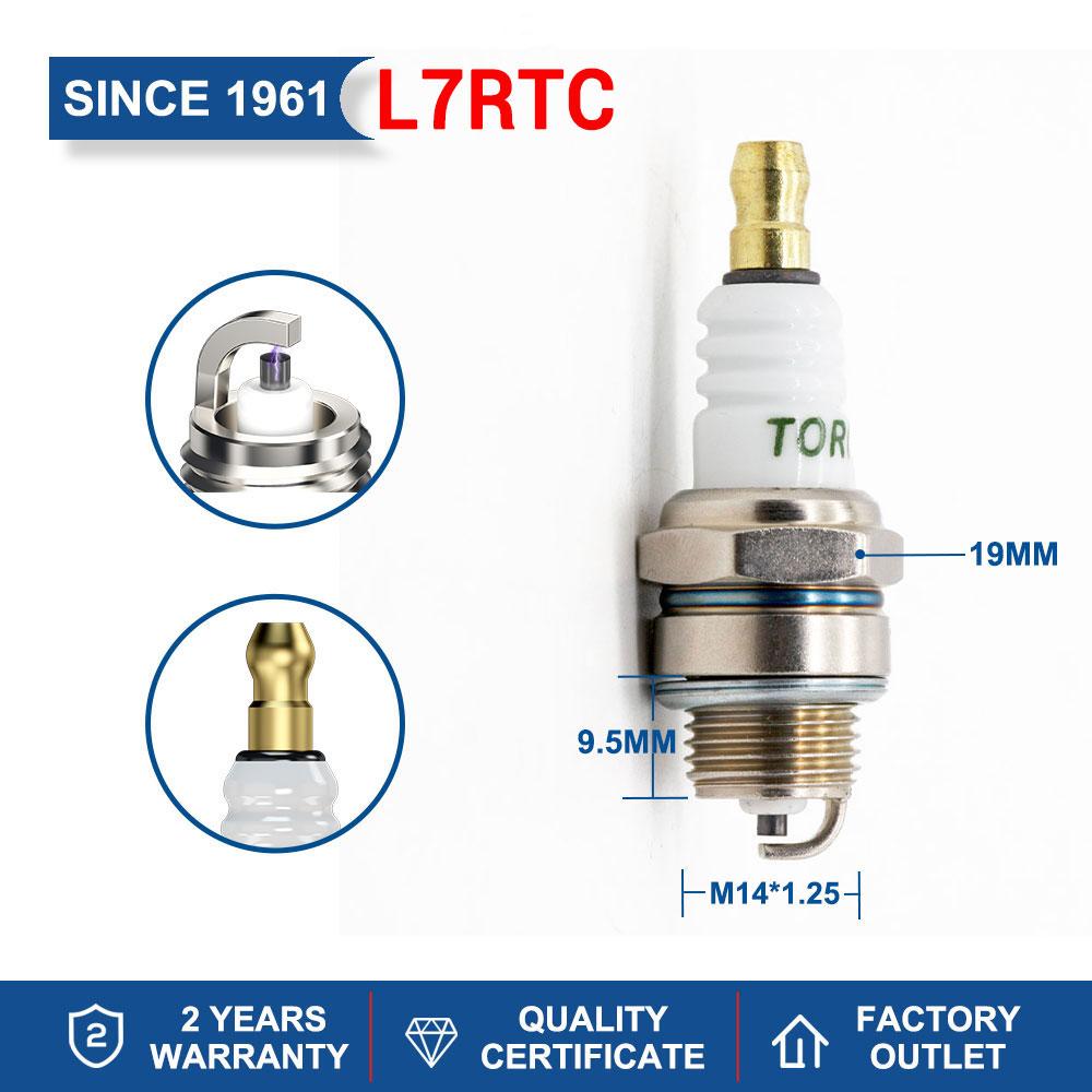 Оригинальные Свечи зажигания TORCH L7RTC DK7RTC B7RTC-9 B8RC E6TC E7C A7RTC KH5RTI-11 A7RTI B7RTI Замена для 4 pieces L7RTC