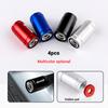 4pcs Metal Dustproof Car Tire Valve Caps Tyre Decoration Accessories For Mazda 2 3 5 6 Axela Atenza Speed 6 CX-3 CX-4 CX 5 CX-7 tnjbq20