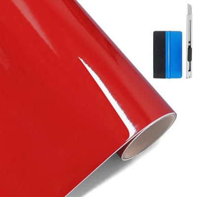 LZLRUN High Gloss Vinyl Realistic Paint Wrap Roll Car Seal