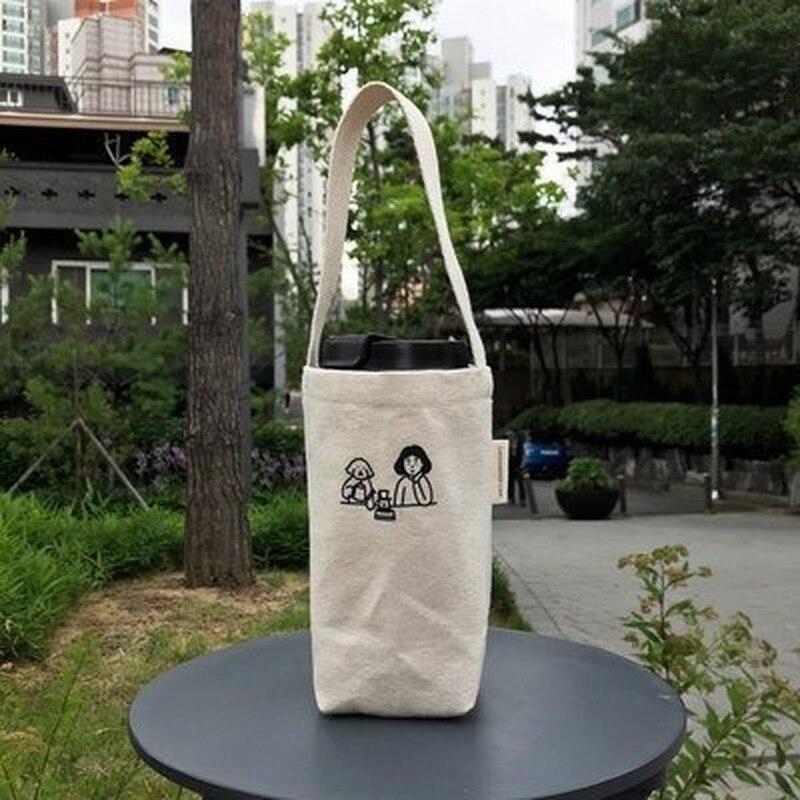 tote with cup holder