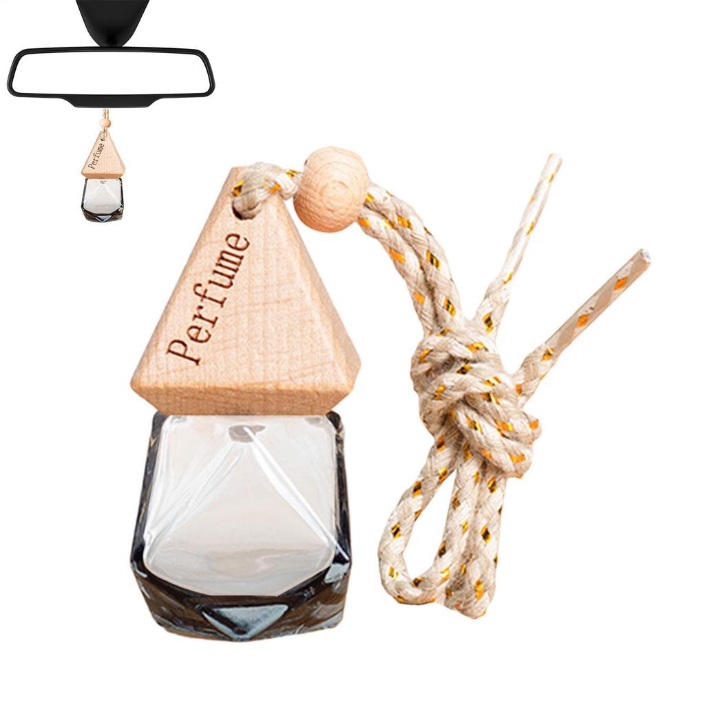 1pcs Empty Car Diffuser Bottles Aromatherapy Fragrance Essential Oil Diffuser Hanging Perfume Pendant Auto Decor Perfume Bottle