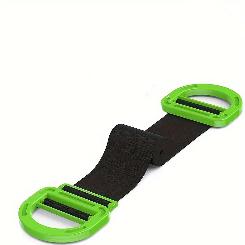 

1 шт. Сверхпрочный ремень для подъема мебели - зеленая пластиковая ручка и черная ткань с приподнятыми краями для обеспечения перемещения и подъема, чёрный