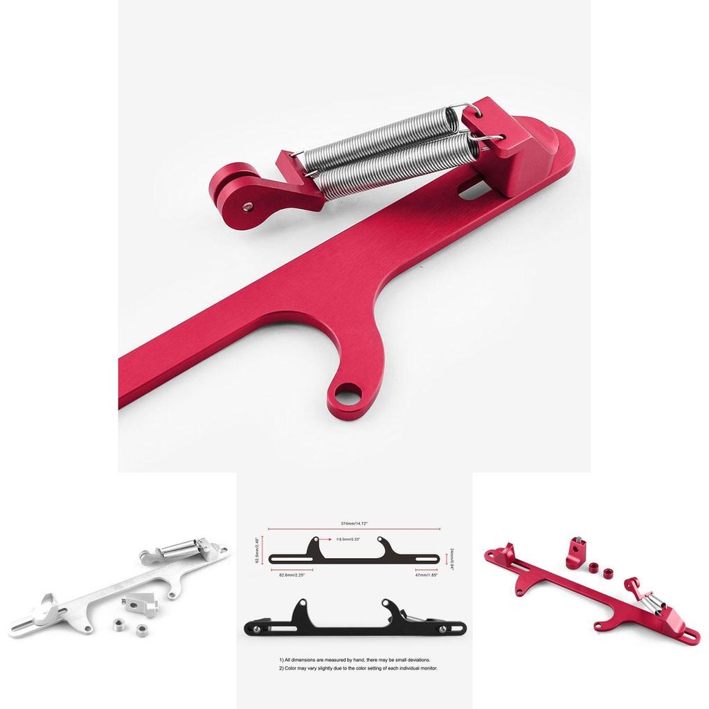 Durable Aluminum Throttle Cable Carb Bracket Set In Vibrant Colors For Holley 4500 Dominator
