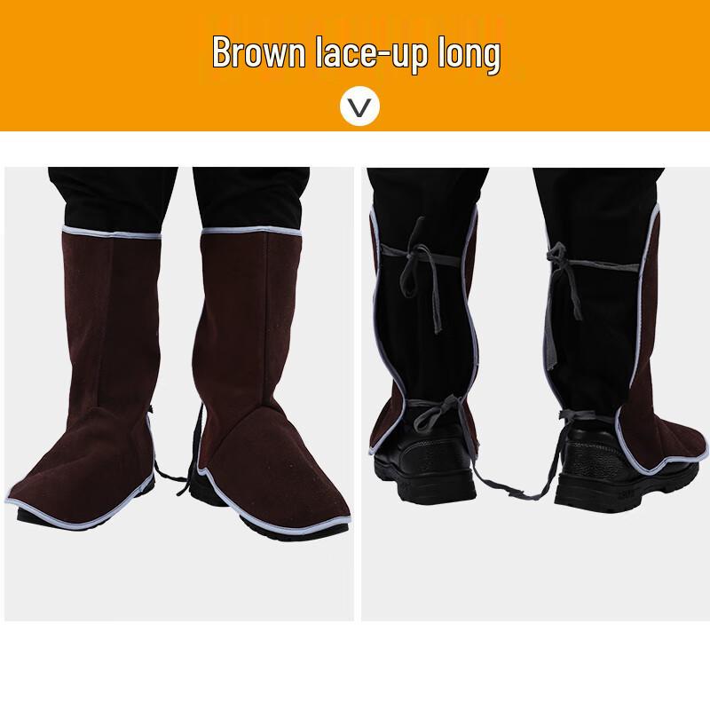 Yuzhuxun Heavy-Duty Brown Leather Work Apron