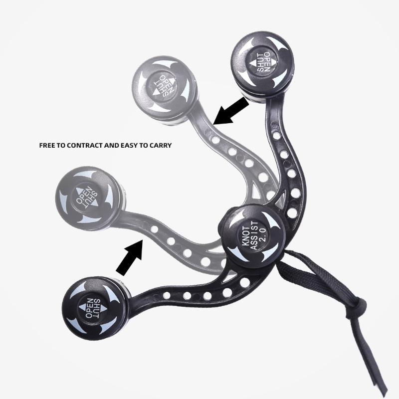 Fishing Knot Tying Tool Compacts Fishing Line winders Knotter Assist Connector Quick Wire Binding Device Easy to Use