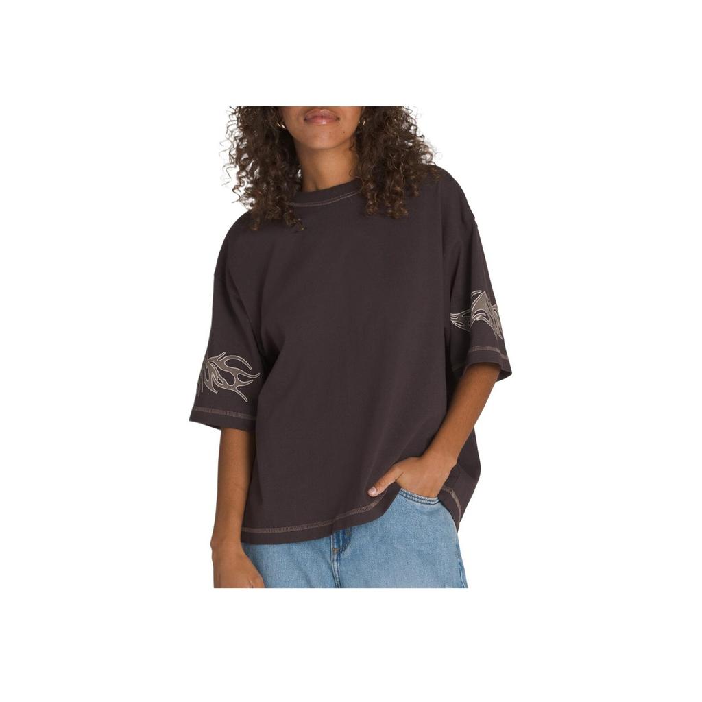 Vans Mike G Bubble Ink Pattern Printed Comfortable Breathable Short Sleeve T-Shirt Unisex Tops Black VN000M0CY7U