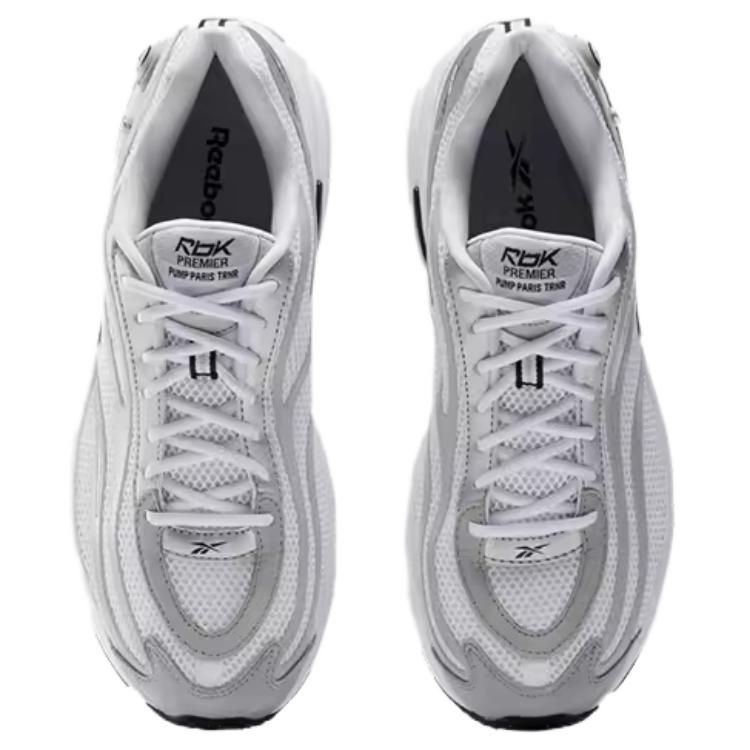 Reebok Premier Pump Paris White Silver Metallic Unisex Sneakers Grey-1 100204587