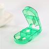 Bärbar Pill Cutter Splitter Divider Förvaringslåda Medicin Tabletter Hållare Fodral