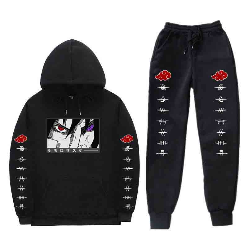 Naruto Suit Uchiha Sasuke Hombres / mujeres Moda Harajuku 2 Pcs Set Anime  Sudaderas y Pantalones Conjunto de Hombre Ropa Jersey Set comprar a buen  precio — entrega gratuita, reseñas reales con fotos — Joom