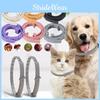 Coleira Ajustável para Pulgas e Mosquitos para Animais de Estimação para Gatos e Cães Laranja Cinza Roxo Preto Branco Rosa