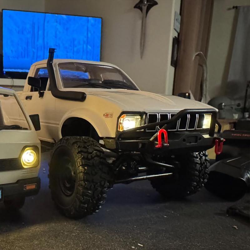 Wpl C24-1 Rc Rock Crawler Off Road Remote Control C24 Truck Pickup 2.4G All Terrain Rtr Full Scale Led Light Adult Toy Gift