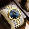 New Luxury Men's Quartz Watch Stainless Steel Strap Fashion Casual Waterproof Watch Top Business Calendar Men's Watch