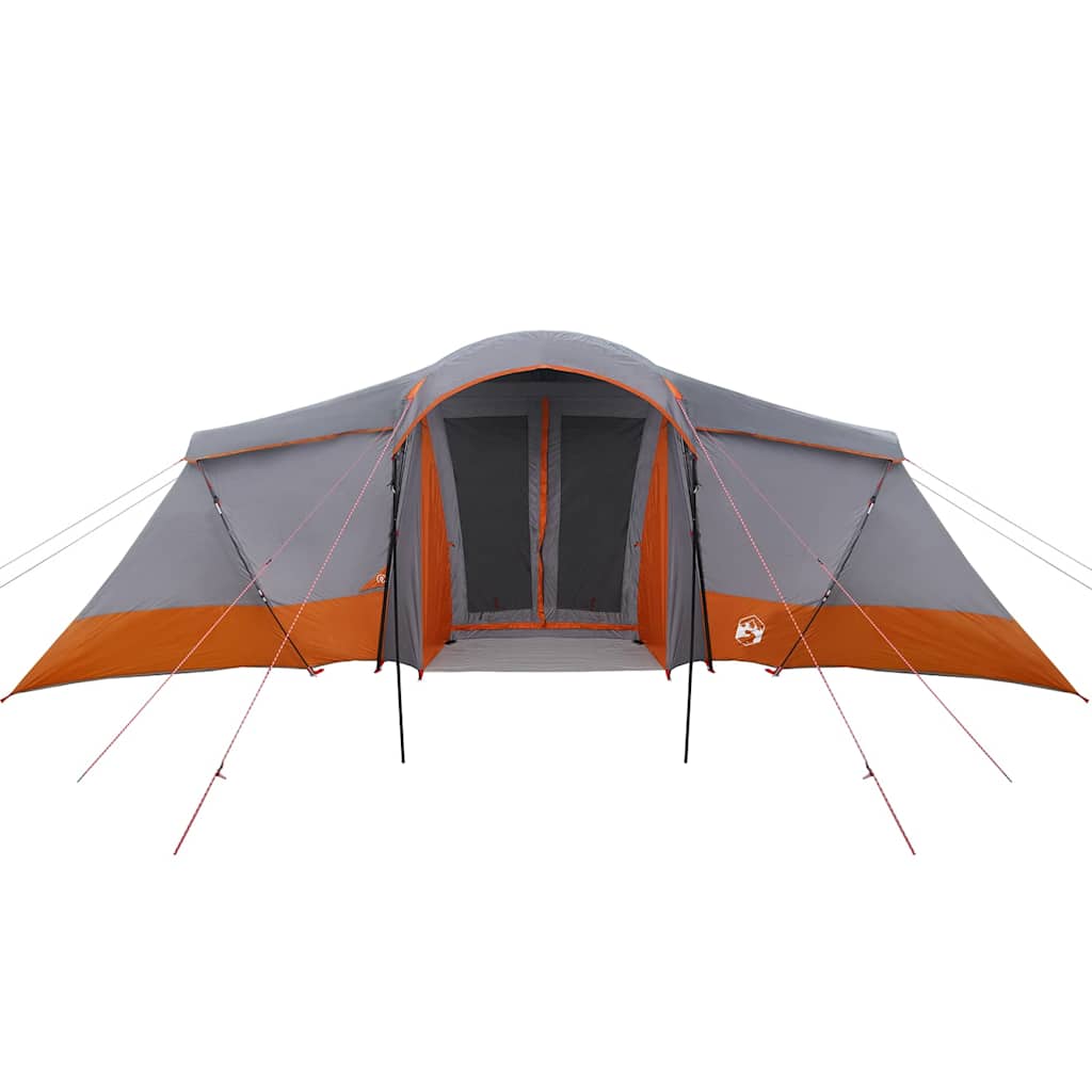 Family Tent with Grey and Orange Roof 721 x 335 x 212 cm