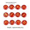 1987 Crystal Stone Zodiac Pocket Runes - Christmas Gift