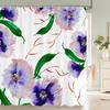 Colorful Flowers, Birds, Plants Shower Curtains Waterproof Bathroom  Curtains 3d Printing Polyester Cloth 180X200CM Bath Screen