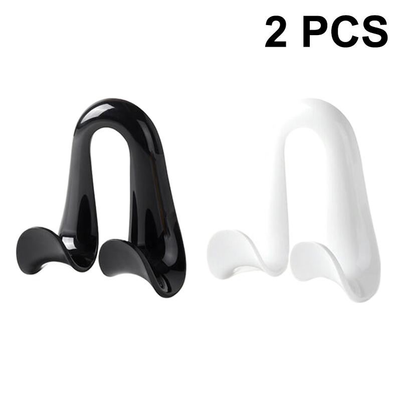 3/2/1Pcs Bag Hanger Hook Double Hooks Space-Saving Clothes Hats Scarf Handbag Storage Rack Wardrobe Backpack Hook