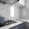 Film auto-adhésif en marbre pour cuisine, poêle à Film résistant à l'huile, étanche à l'humidité, autocollant de carrelage de rénovation d'armoire de comptoir