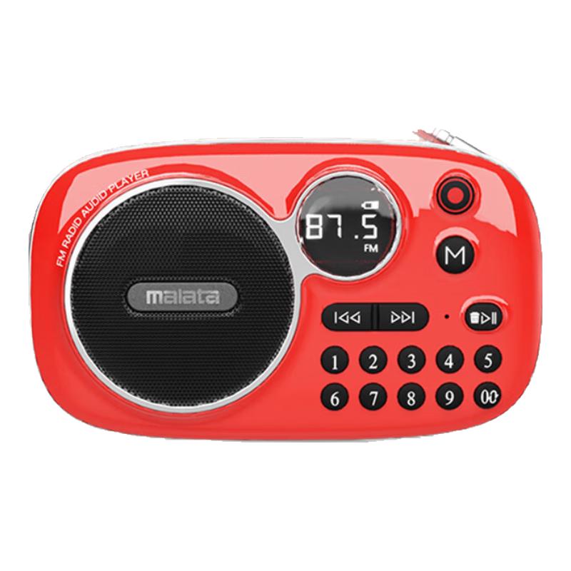 Malata Tragbarer Bluetooth FM Radio Lautsprecher CN-Stecker (Adapter enthalten)