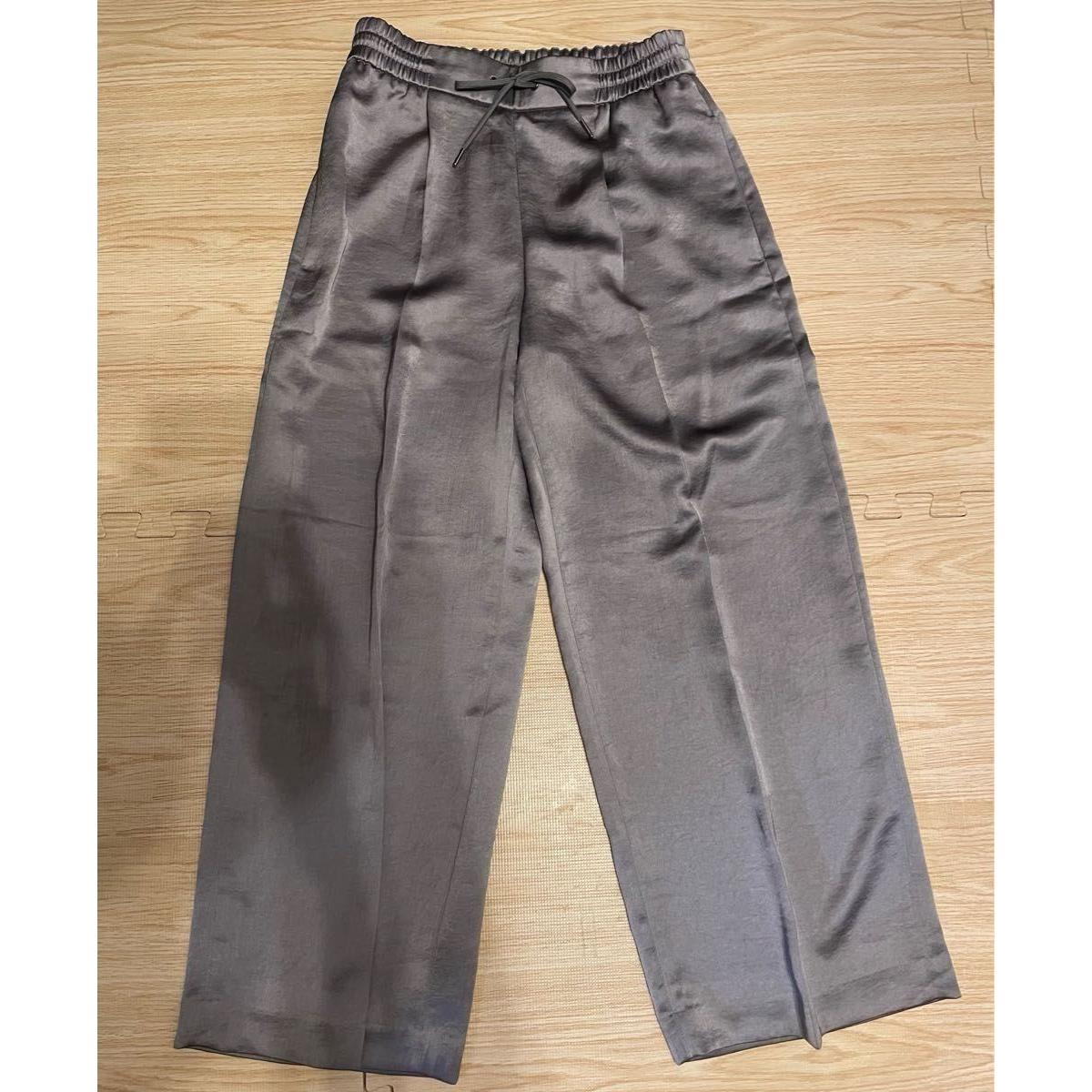 [Good condition] PLST Satin Easy Wide Pants, XS size, Sold out item