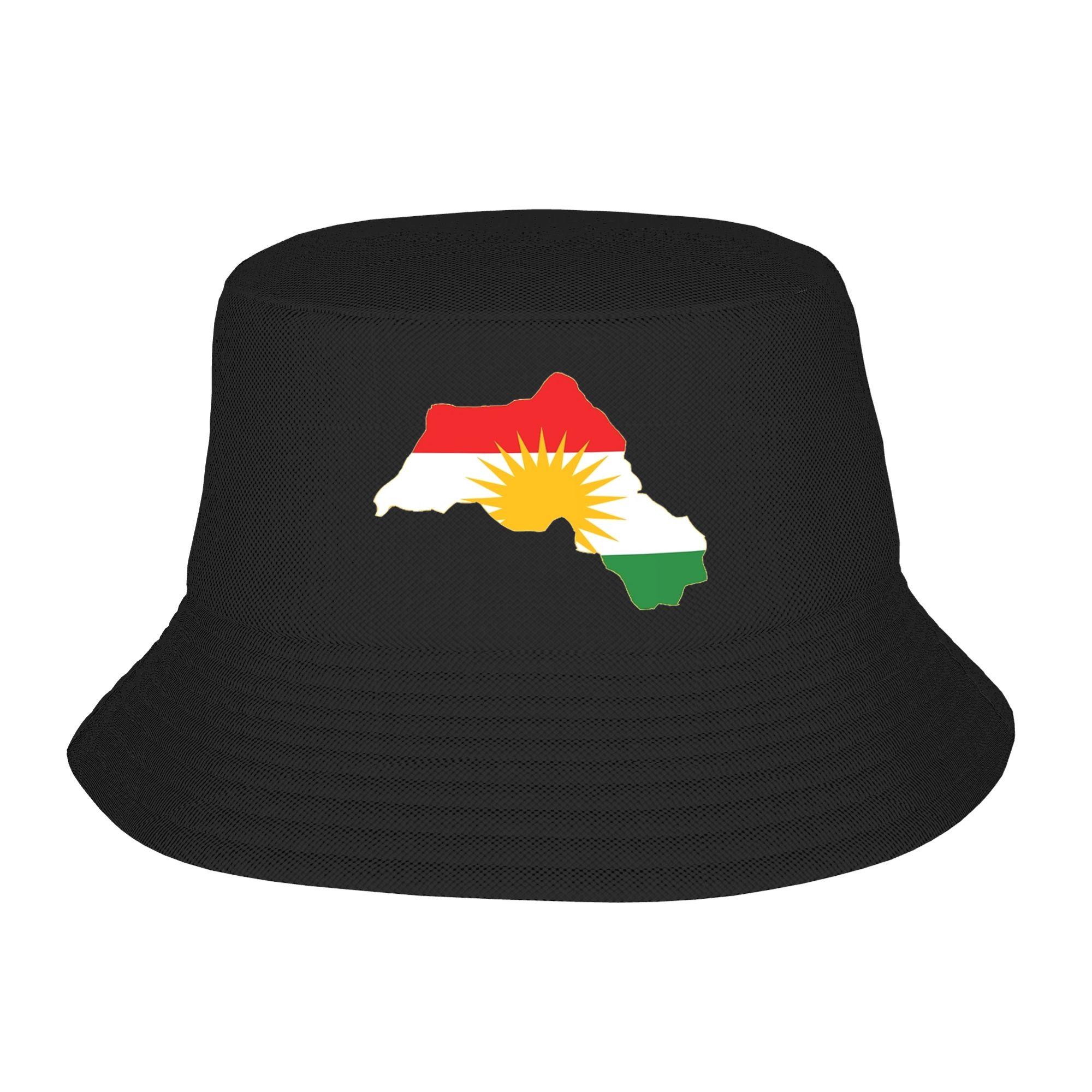 

Карта Курдистана Флаг Ведро Шляпа Уличный Стиль Рыбацкие Кепки Личность Отпуск Солнцезащитные Шляпы Для Мужчин Женщин Повседневный Дизайн Кепка One Size