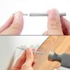 Double Head Skirting Thread Seamless Nails Invisible Security Screws & Nails for Molding Skirting Line Without Marks Nail Set