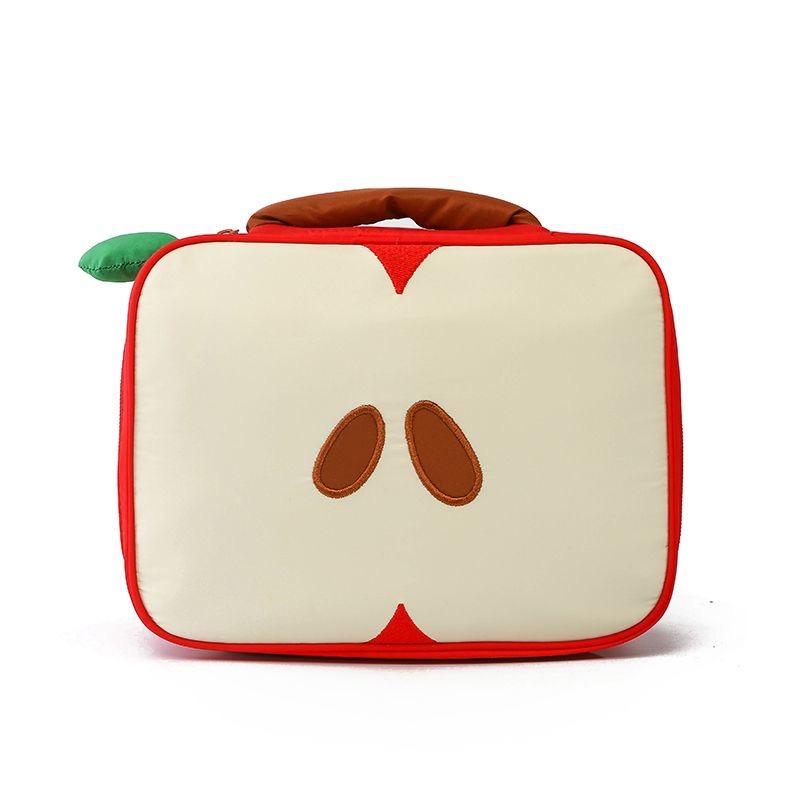 

Cartoon Apple Pattern Makeup Bag Women Travel Storage Pouch Cosmetics Toiletry Storage Pouch Female s Handbag Christmas Gift