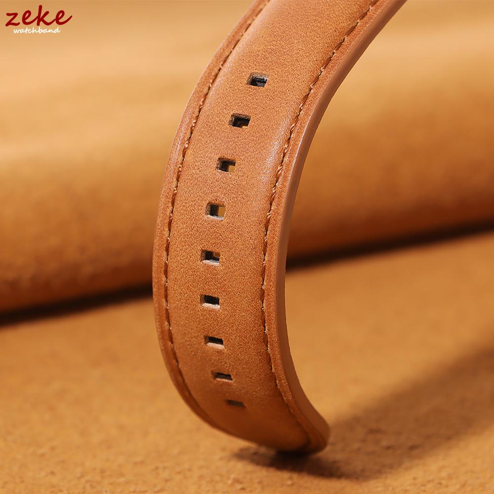 Vintage Cowhide Strap 24/22mm Quick Release Watch Band for Men Women Genuine Leather Watch Strap Brown Replacement Bracelet Belt