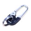 Men's Stainless Steel Keychain Hook Outdoor Carabiner Double Ring Climbing Tool Fishing Key Ring Car Accessories Durable Stylish