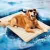 Esterilla Refrigerante para Perros, Almohadilla Refrigerante Transpirable para Perros, Cama Refrigerante Portátil para Perros, Esterilla para Mascotas Lavable a Máquina para Suelo, Transportín, Sofá, Coche