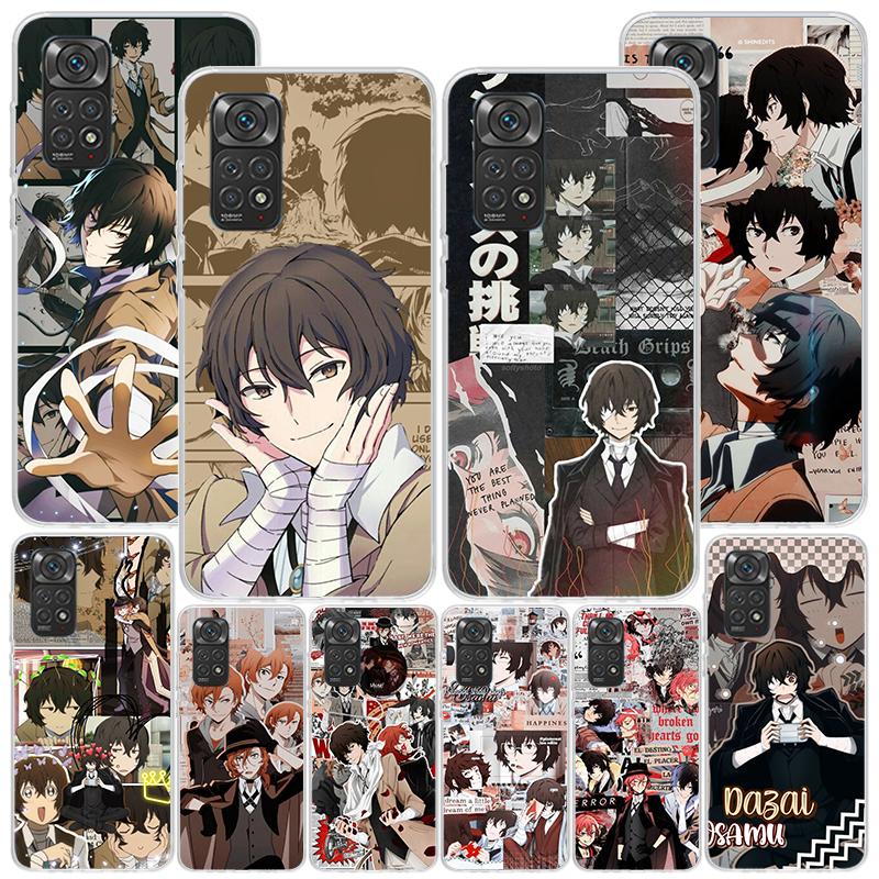 Bungo Stray Dogs Poster Anime Phone Case For Xiaomi Redmi Note 15 14 13 12S 12 11 Pro Plus 14S 11S 11E 10 10S 11T 5G Personalize