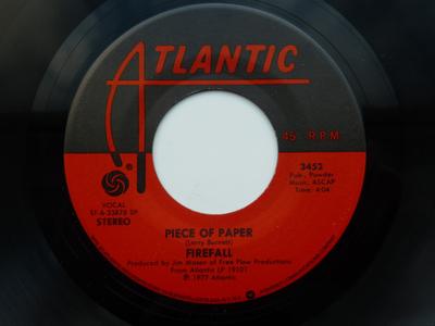 7inch Record FIREFALL - So Long 3452 Atlantic 1977 US Rock Used
