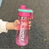 With Straw Drinking Bottles Portable Drinking Cup Outdoor Goods Spray Bottle  Outdoor
