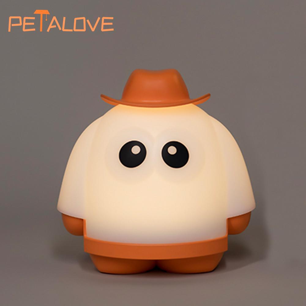 Capybara Night Light Rechargeable Mobile Smart Settings Timing Silicone Lamp Unique Bedside Decoration Pat Brightness Adjustment