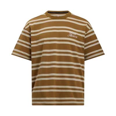 SS25 Avslappet Serie Sports Klubb Fargeblokk Mote Allsidig Sports Kortermet T-skjorte Unisex Topper Coyote-Brun 6006003-498