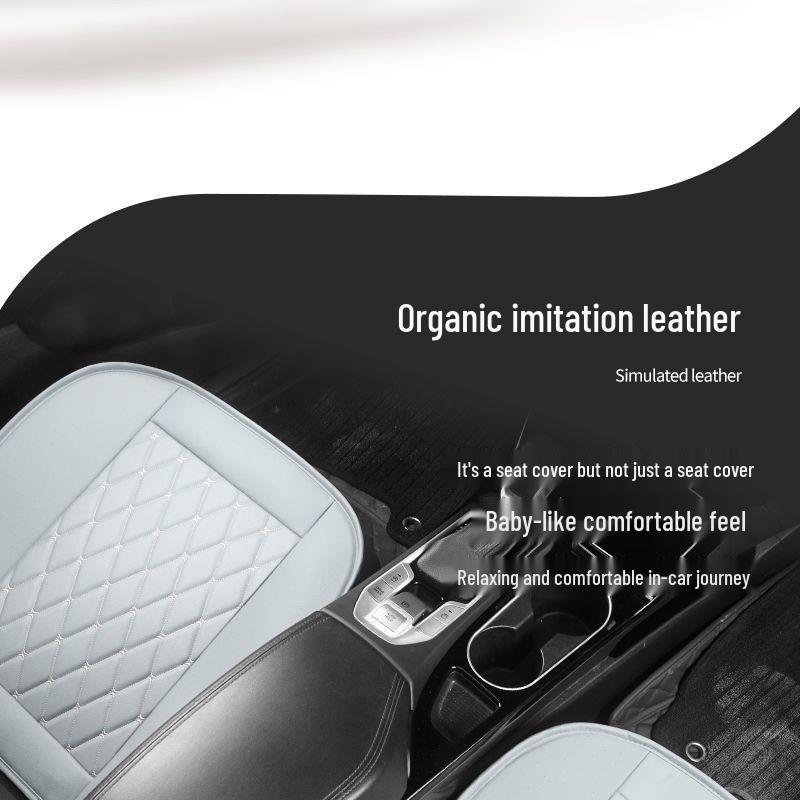 Vier Jahreszeiten Universal Leder Autositzkissen - Rückenfrei, einteiliger Rücksitzbezug.