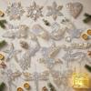 Christmas Ornament Acrylic Sequin Christmas Tree Pendants Snowflake Christmas Supplies Hanging Ornament Suministros Navidad 2026 7